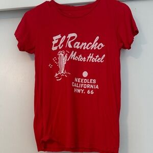 El Rancho Red Short Sleeve Tee